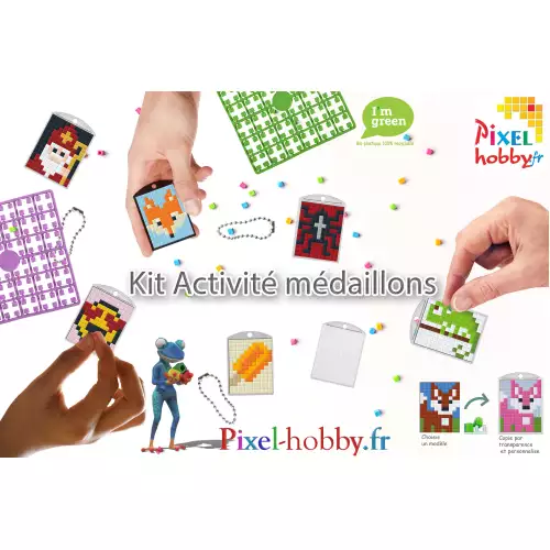 pixelhobby Boite Activité Médaillon 